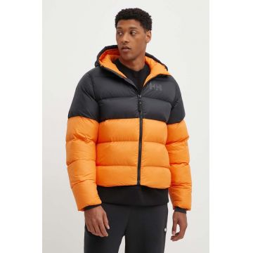 Helly Hansen geacă ACTIVE PUFFY JACKET bărbați, culoarea roșu, de iarnă 53523