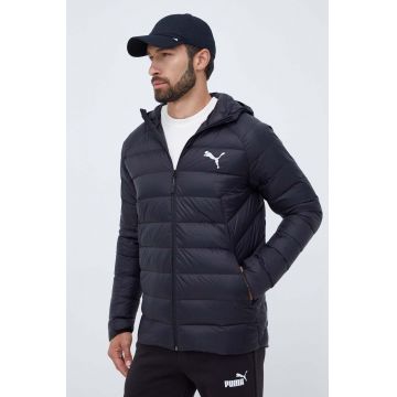 Puma geaca de puf barbati, culoarea negru