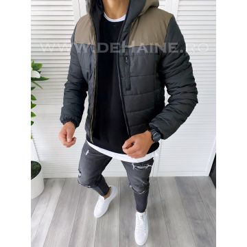 Geaca barbati primavara neagra B6326