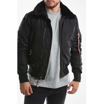 Alpha Industries geacă bomber Injector III bărbați, culoarea negru, de tranziție 143104.03-black