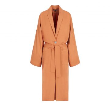 Lightweight viscose trench coat l