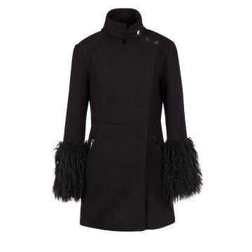 Mixed wool coat m