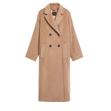 Wool and alpaca teddy coat 40