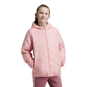 adidas geaca copii J LT PADKT culoarea roz, JF4344