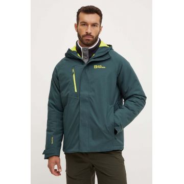 Jack Wolfskin jacheta de exterior Troposphere culoarea verde