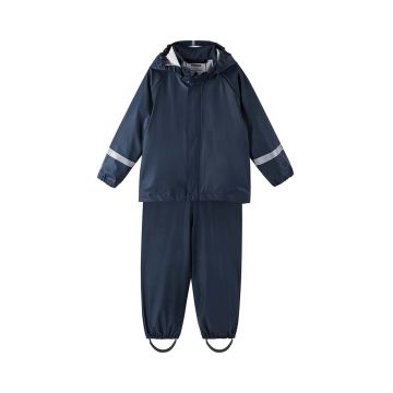 Reima jachetă și pantaloni pentru copii culoarea albastru marin