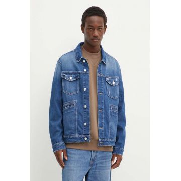 Tommy Jeans geacă din denim bărbați, de tranziție, DM0DM19360