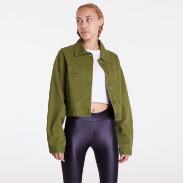 Vans Raynes Crop Trucker Jacket Pesto