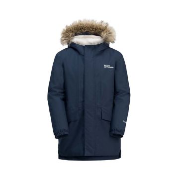 Jack Wolfskin geaca copii culoarea albastru marin, 1610091