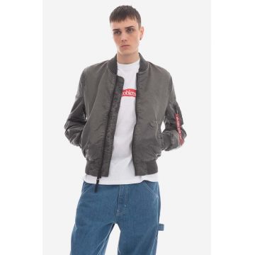 Alpha Industries geacă bomber MA-1 VF LW Battlewash 106110 89 bărbați, culoarea negru, de tranziție 106110.89-black