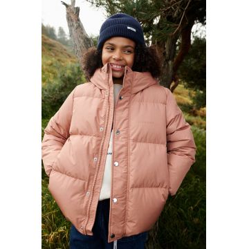 Liewood geaca de puf pentru copii Palle Puffer Down Jacket culoarea portocaliu, LW14315