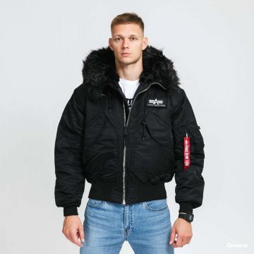 Jacheta Alpha Industries 45P Hooded Custom Black