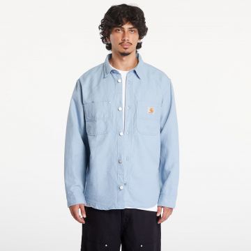 Jacheta Carhartt WIP Walter Shirt Jacket UNISEX Misty Sky Rinsed