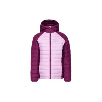 Jacheta cu gluga pentru fete - Powder Lite - Poliester - Violet