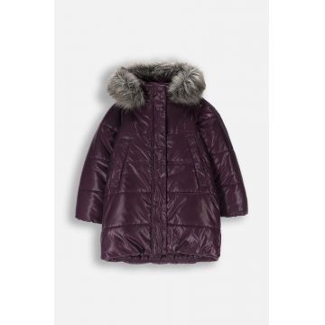 Coccodrillo geaca copii culoarea violet, OUTERWEAR GIRL KIDS