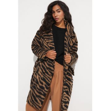 Palton cu animal print