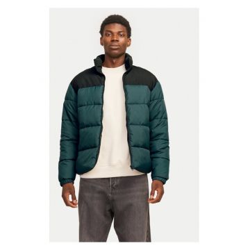 Jack&Jones Geaca din puf Moon 12256859 Verde Regular Fit - Poliester