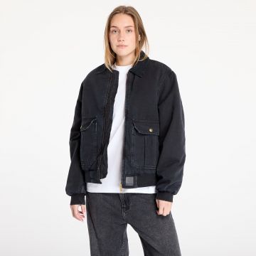 Jacheta Carhartt WIP Stanton Jacket UNISEX Black/ Black Stone Washed