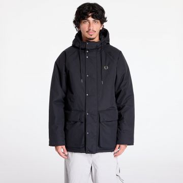 Jacheta FRED PERRY Padded Zip Through Jacket Black