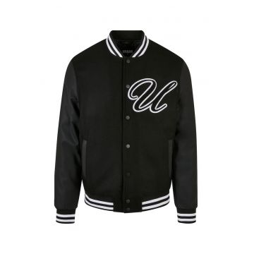 Jacheta varsity cu buzunare laterale