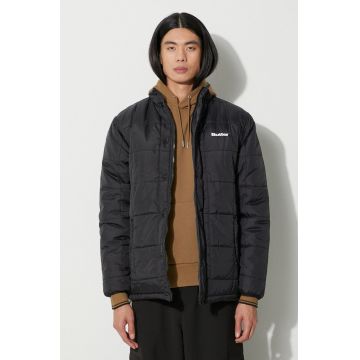 Butter Goods geacă Grid Puffer Jacket bărbați, culoarea negru, de iarnă, BGQ3233404