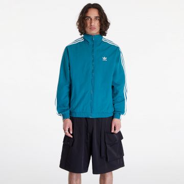 Jacheta adidas Woven Firebird Track Top Legacy Teal