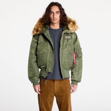 Jacheta Alpha Industries 45P Hooded Sage-Green