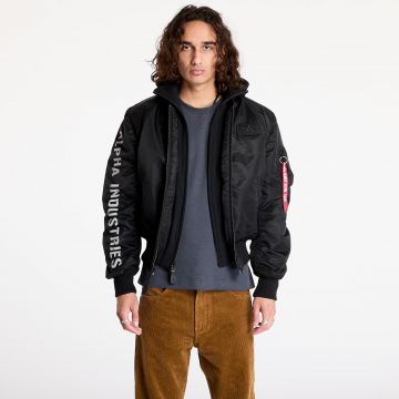 Jacheta Alpha Industries MA-1 D-Tec SE Black/ Reflective