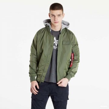 Jacheta Alpha Industries MA-1 TT Hood BP Sage Green