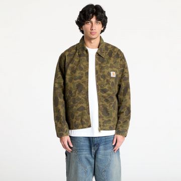 Jacheta Carhartt WIP Duck Detroit Jacket UNISEX Camo Duck/ Green/ Office Green Garment Dyed