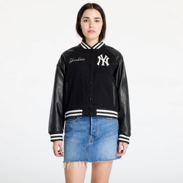 Jacheta New Era MLB Womens Varsity New York Yankees Black/ Off White