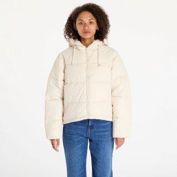 Jacheta Tommy Jeans Vail Puffer Jacket Beige