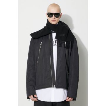 MM6 Maison Margiela geacă Sportsjacket bărbați, culoarea negru, de iarnă, oversize, S62AN0109