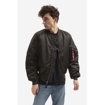 Alpha Industries geacă bomber cu două fețe Ma-1 Reversible bărbați, culoarea verde, de tranziție 100101.04-green