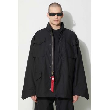 Alpha Industries geacă M-65 bărbați, culoarea negru, de tranziție, oversize, 100103