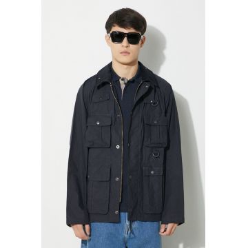 Barbour jacheta de bumbac Modified Transport Casual culoarea albastru marin, de tranzitie, MCA0966